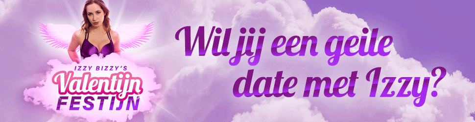 Banner valentijn festijn izzy bizzy